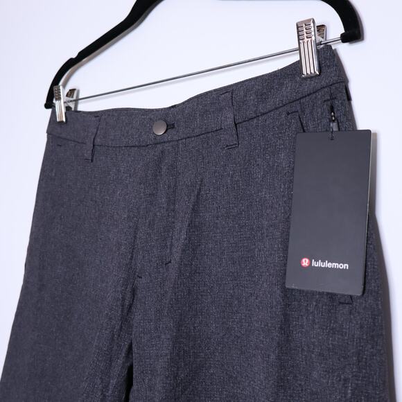LULULEMON NEW Commission Short Classic 9" Heathered Black Casual Men's 30 - Picture 8 of 10